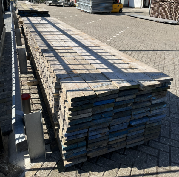 Steigerhout/steigerplanken 500CM gebruikt - Image 6