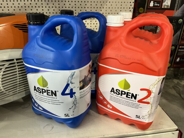 Aspen rood/blauw 2 takt en 4 takt brandstof 5L