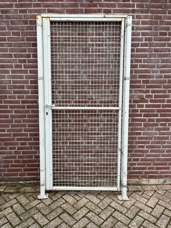 Magazijndeur/magazijn poort/gaaspoort 95x220CM compleet - Image 6