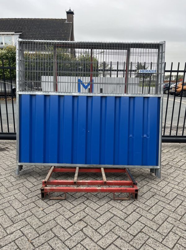 Heras Cityfence/city fence M825 bouwhek/bouwhekken combi 6ST