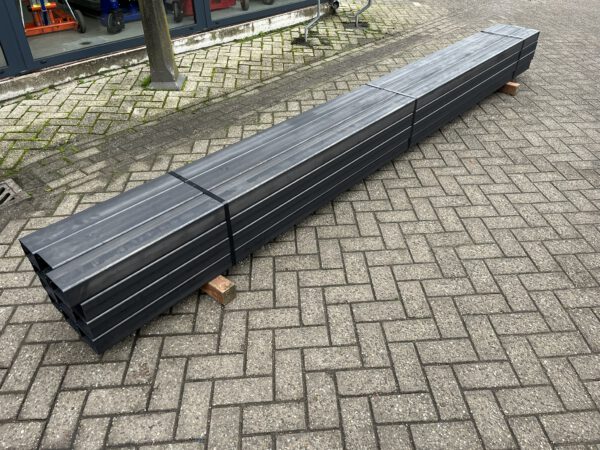 Metalen koker/ijzeren kokers rechthoek 120x800x4MM NIEUW