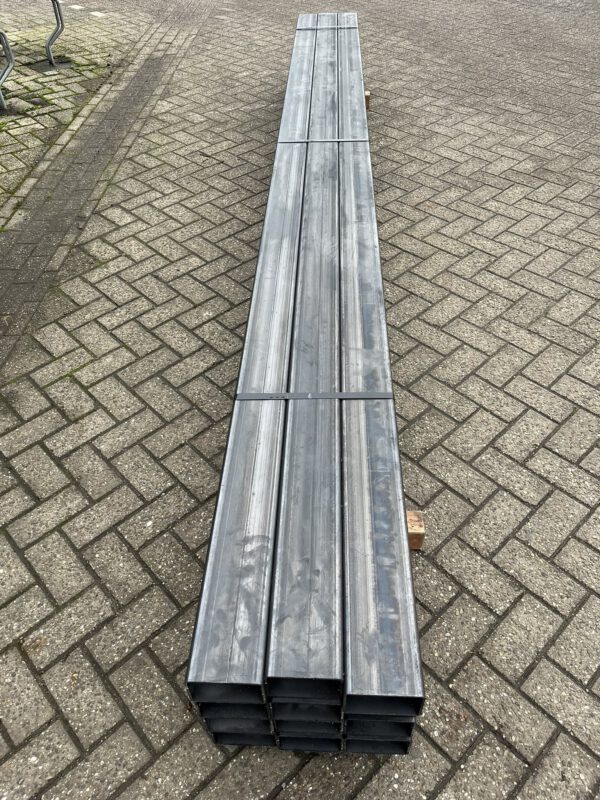 Metalen koker/ijzeren kokers rechthoek 120x800x4MM NIEUW - Image 2