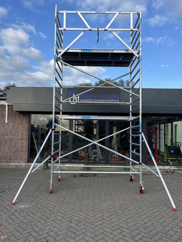 Euroscaffold aluminium rolsteiger 135x250CM 6.2M werkhoogte