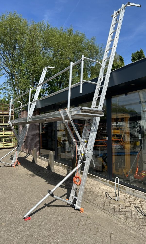 Wienese aluminium schuine werkstelling 7.00M werkhoogte - Afbeelding 10