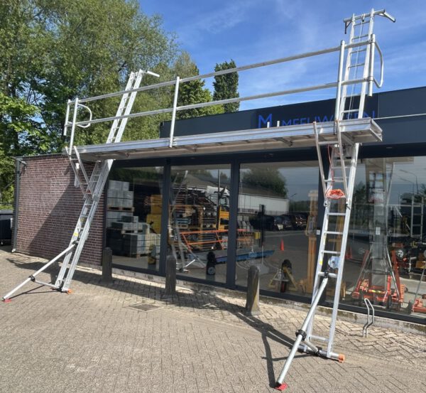Wienese aluminium schuine werkstelling 7.00M werkhoogte - Afbeelding 2