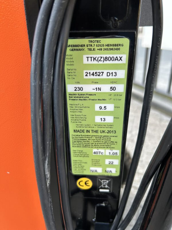 Dryfast DF800 mobiele bouwdroger/bouw droger 230V - Afbeelding 7