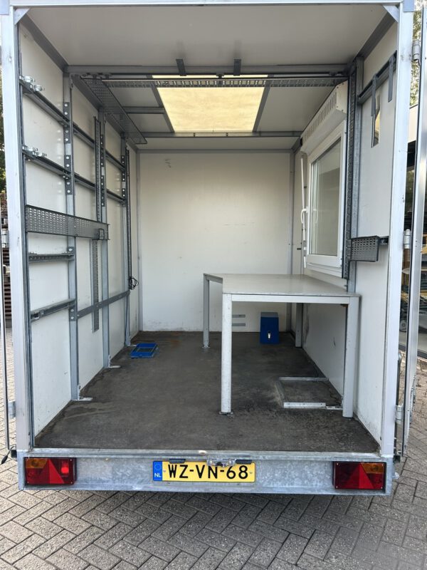 Hapert gesloten aanhanger + zijdeur en raam 300x180x210CM - Afbeelding 8