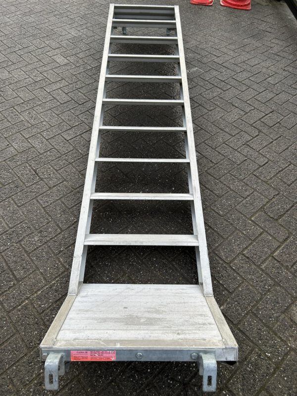 Layher Allround aluminium bordestrap 2.57x2.00M gebruikt - Afbeelding 3