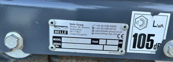 Belle LC3228 benzine trilplaat 1100KG slagkracht gebruikt - Afbeelding 7