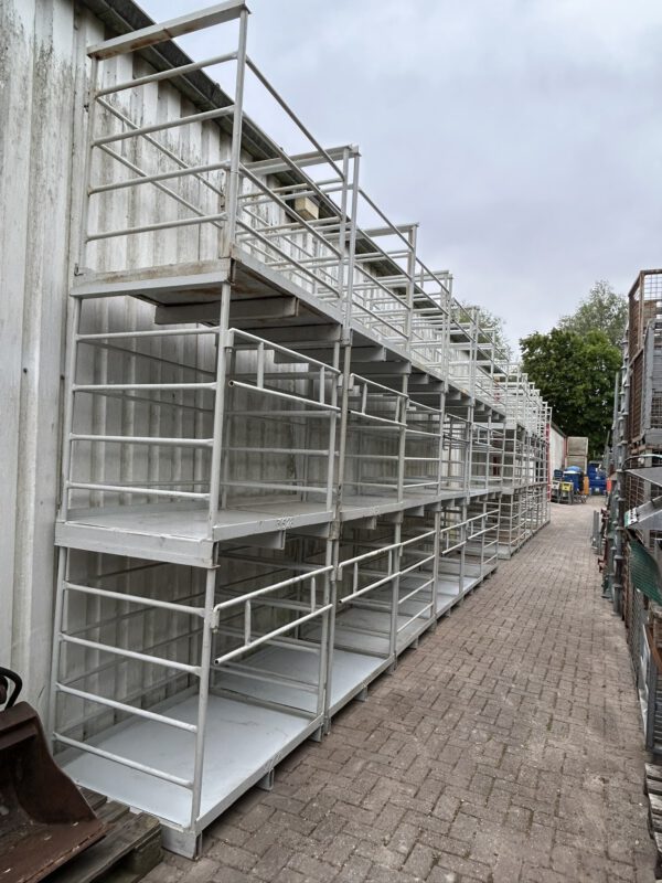 Stalen stapelbak/stapelkrat/stapelrek/stapelrack 120x90CM - Afbeelding 10