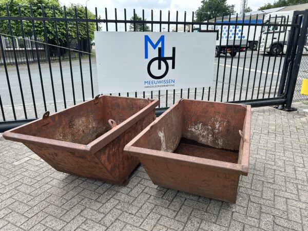Kraancontainer/cranecontainer/puinbak/puincontainer 500L - Afbeelding 2