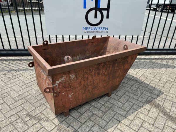 Kraancontainer/cranecontainer/puinbak/puincontainer 500L - Afbeelding 6