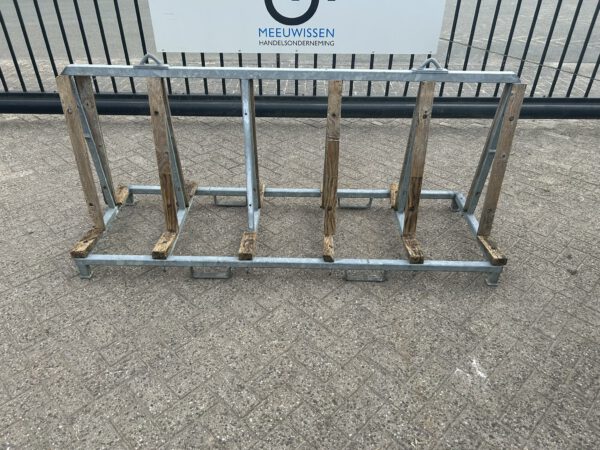 Glasbok/glasbokken/kozijnbok/kozijnenbok/platencontainer - Afbeelding 2