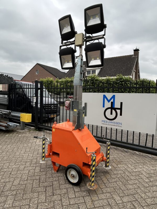 Linktower/Towerlight/mobiele lichtmast koppelbaar 7.00M LED - Afbeelding 3