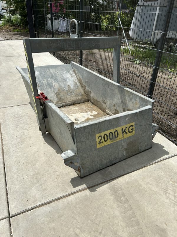 Kraancontainer/kraan container/cranecontainer 1000L 2000KG - Afbeelding 6