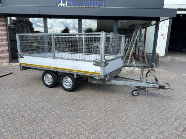 Eduard plateauwagen met loofrekken 311x160CM 2000KG