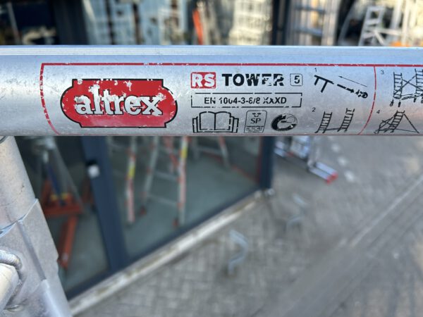 Altrex RS-5 kamersteiger/rolsteiger 1.85x0.75M 4.00M WH - Afbeelding 5