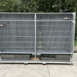 Bouwhek combipallet met 30 sets bouwhekken anti climb ZGAN