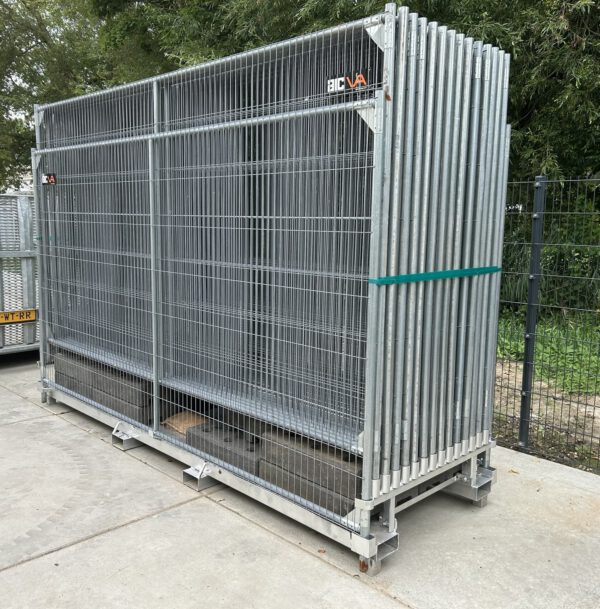 Bouwhek combipallet met 30 sets bouwhekken anti climb ZGAN - Afbeelding 2