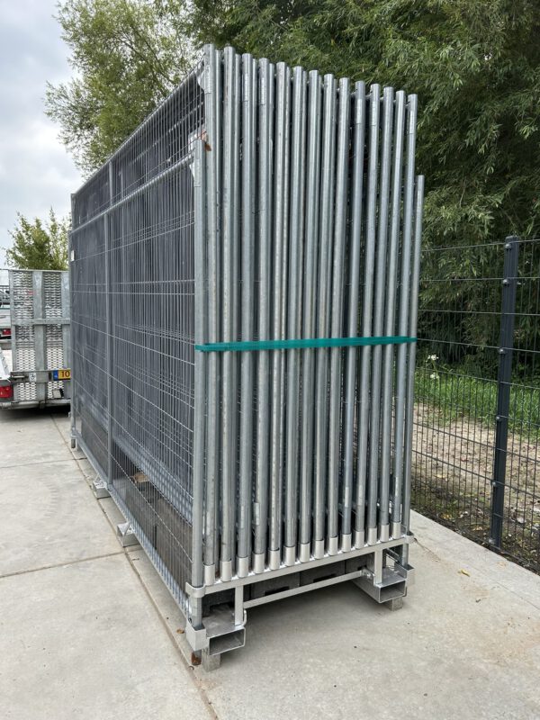 Bouwhek combipallet met 30 sets bouwhekken anti climb ZGAN - Afbeelding 3