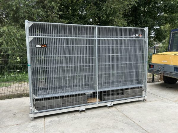 Bouwhek combipallet met 30 sets bouwhekken anti climb ZGAN - Afbeelding 4
