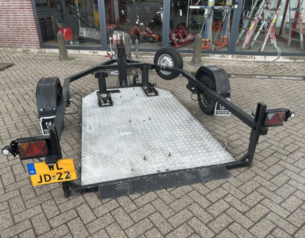 Eucontrailer zakbare motortrailer 260x150CM 1100KG geremd - Afbeelding 9