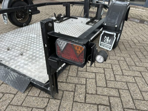 Eucontrailer zakbare motortrailer 260x150CM 1100KG geremd - Afbeelding 10
