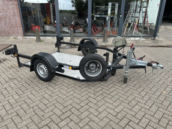 Eucontrailer zakbare motortrailer 260x150CM 1100KG geremd - Afbeelding 2