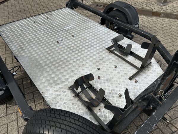 Eucontrailer zakbare motortrailer 260x150CM 1100KG geremd - Afbeelding 3