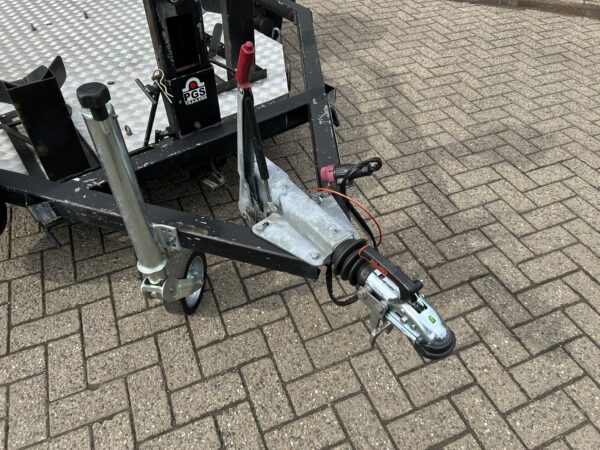 Eucontrailer zakbare motortrailer 260x150CM 1100KG geremd - Afbeelding 5