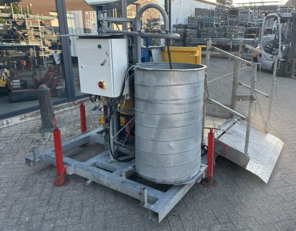 HEK GL500 tandheugellift/bouwlift + oprijplaat 10.5M 500KG - Afbeelding 6