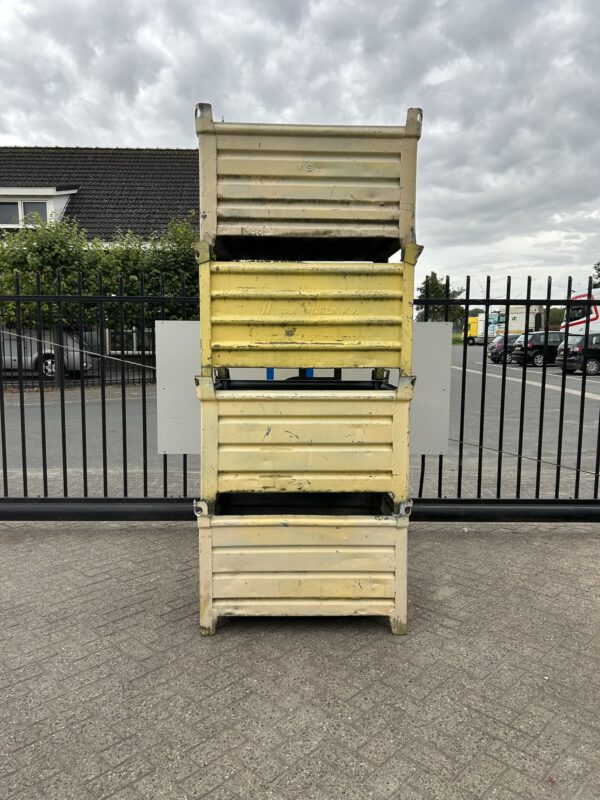 Stalen stapelbak/stapelkist/stapelbakken 100x80x50CM gebruik
