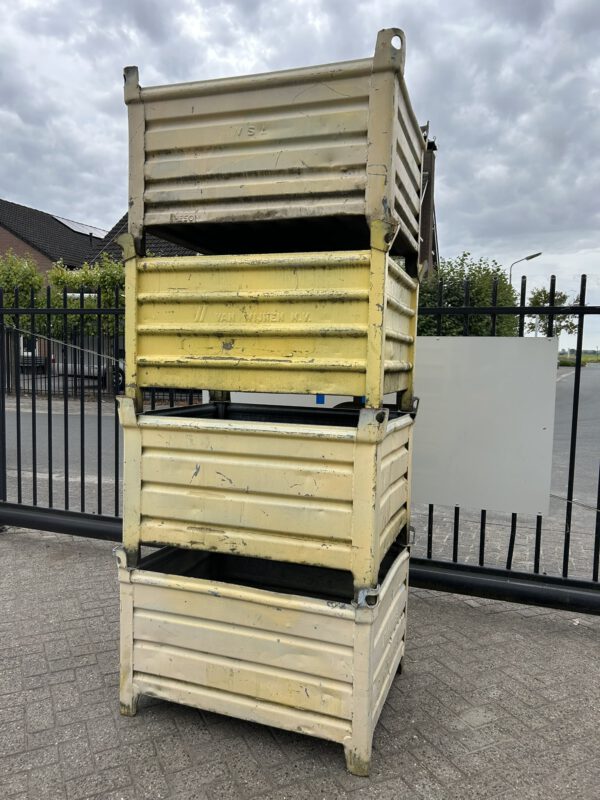 Stalen stapelbak/stapelkist/stapelbakken 100x80x50CM gebruik - Afbeelding 2