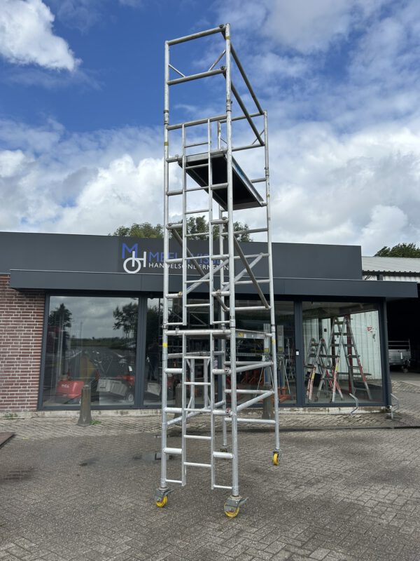 Little Jumbo aluminium rolsteiger 6.00M werkhoogte 0.75x1.80 - Afbeelding 2