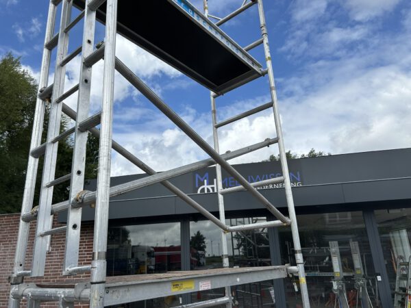 Little Jumbo aluminium rolsteiger 6.00M werkhoogte 0.75x1.80 - Afbeelding 4