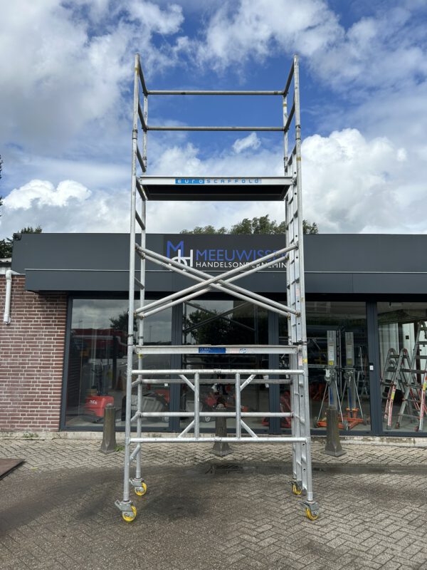 Little Jumbo aluminium rolsteiger 6.00M werkhoogte 0.75x1.80 - Afbeelding 3