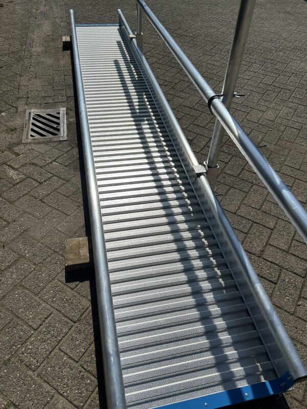 Euroscaffold aluminium werkbrug/loopbrug 6.00M NIEUW - Afbeelding 6