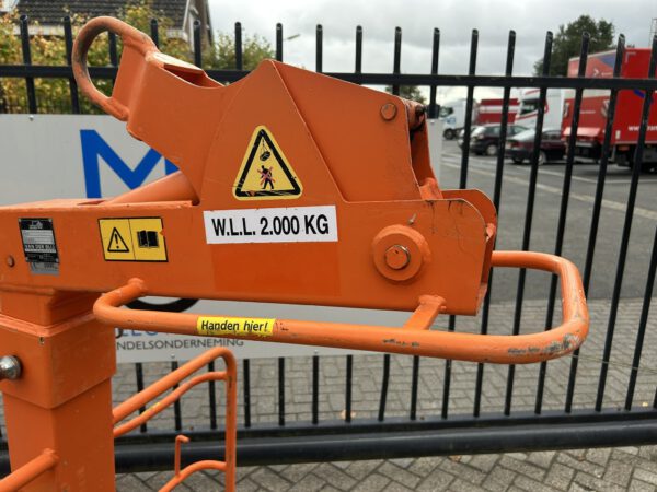 BSV pallethaak/pallet haak zelfbalancerend 2000KG gebruikt - Afbeelding 7