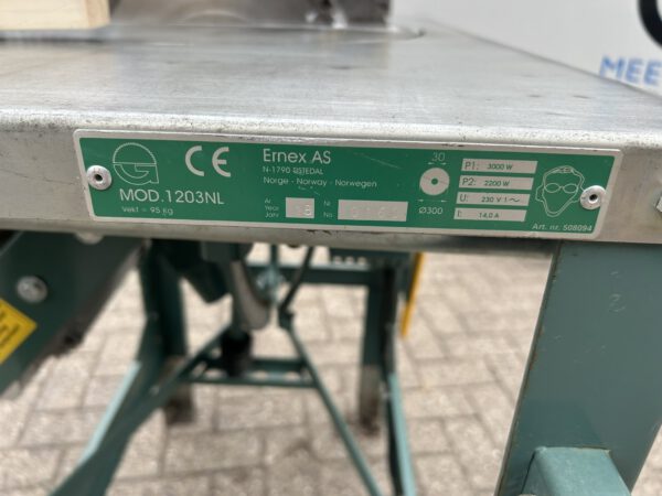 Gjerde 1203 cirkelzaagmachine/tafelzaag 230V 300MM BJ2018 - Afbeelding 10