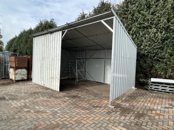 Stalen overkapping/afdak/garage/schuur open 600x340CM 20M2