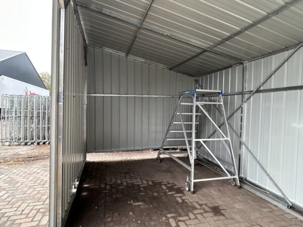 Stalen overkapping/afdak/garage/schuur open 600x340CM 20M2 - Afbeelding 5
