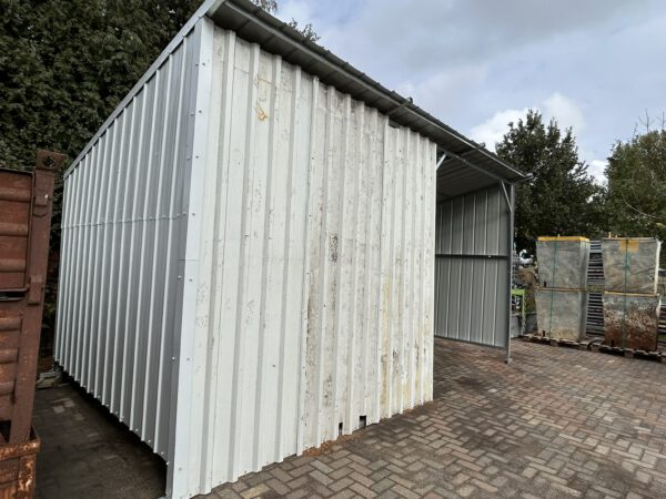 Stalen overkapping/afdak/garage/schuur open 600x340CM 20M2 - Afbeelding 6