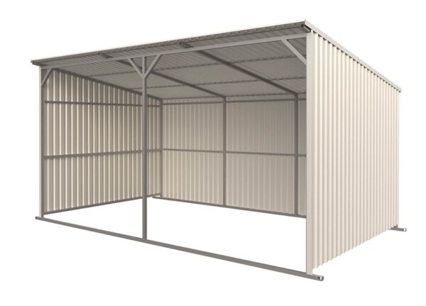 Stalen overkapping/afdak/garage/schuur open 600x340CM 20M2 - Afbeelding 8