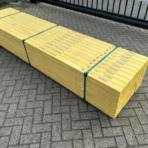 Metselprofiel/metselprofielen hout 66x76MM 295CM NIEUW