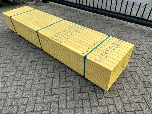 Metselprofiel/metselprofielen hout 66x76MM 295CM NIEUW