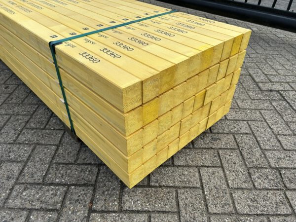 Metselprofiel/metselprofielen hout 66x76MM 295CM NIEUW - Afbeelding 4