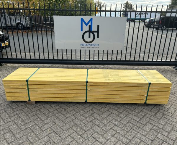 Metselprofiel/metselprofielen hout 66x76MM 295CM NIEUW - Afbeelding 3
