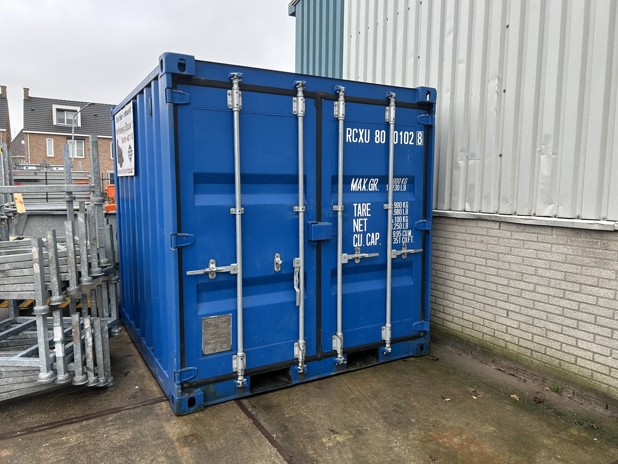 Opslagcontainer/zeecontainer/container 8FT ZGAN