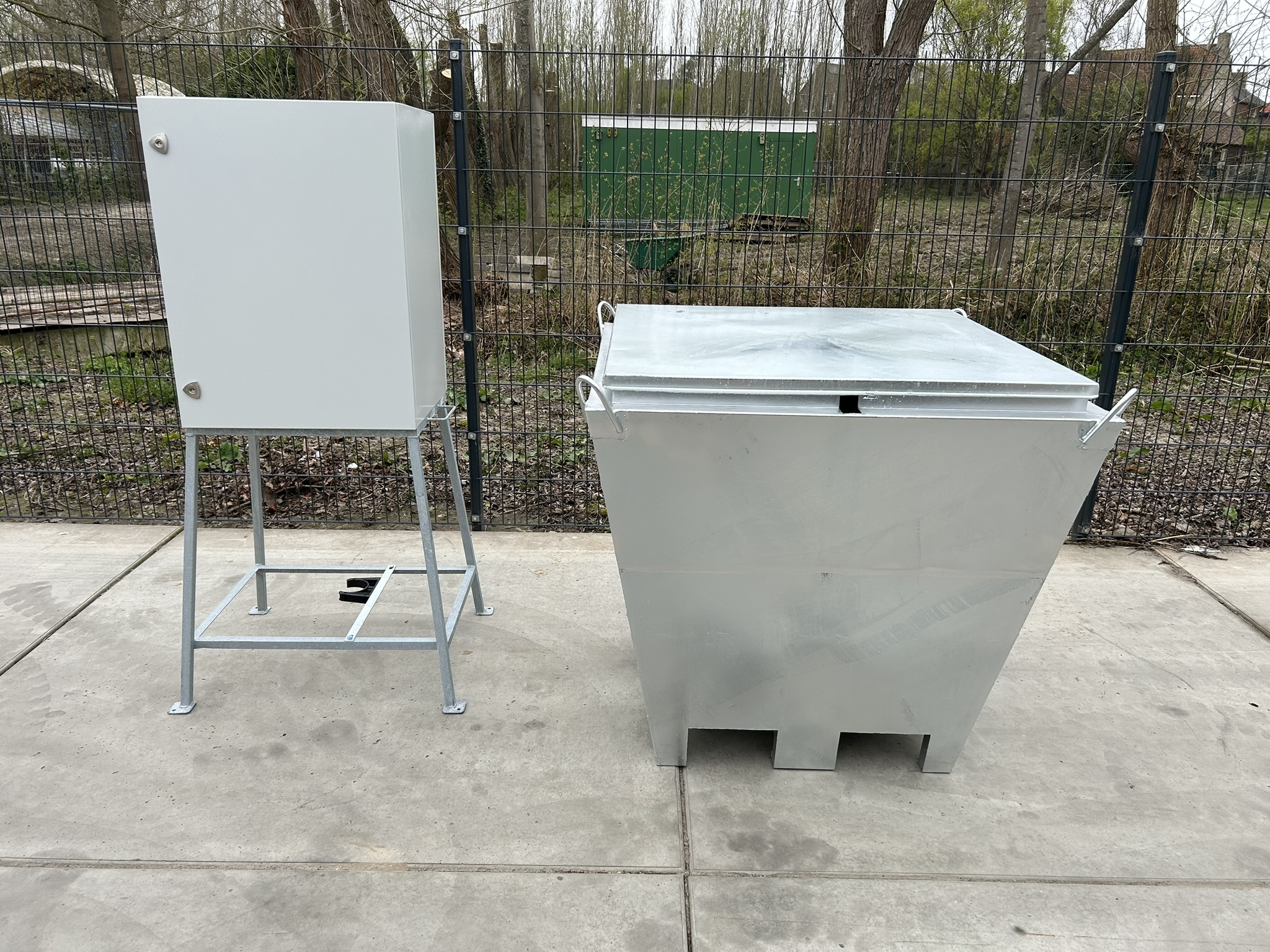 Bouwaansluitkast/bouwmeterkast 40A + watermeterput set NIEUW