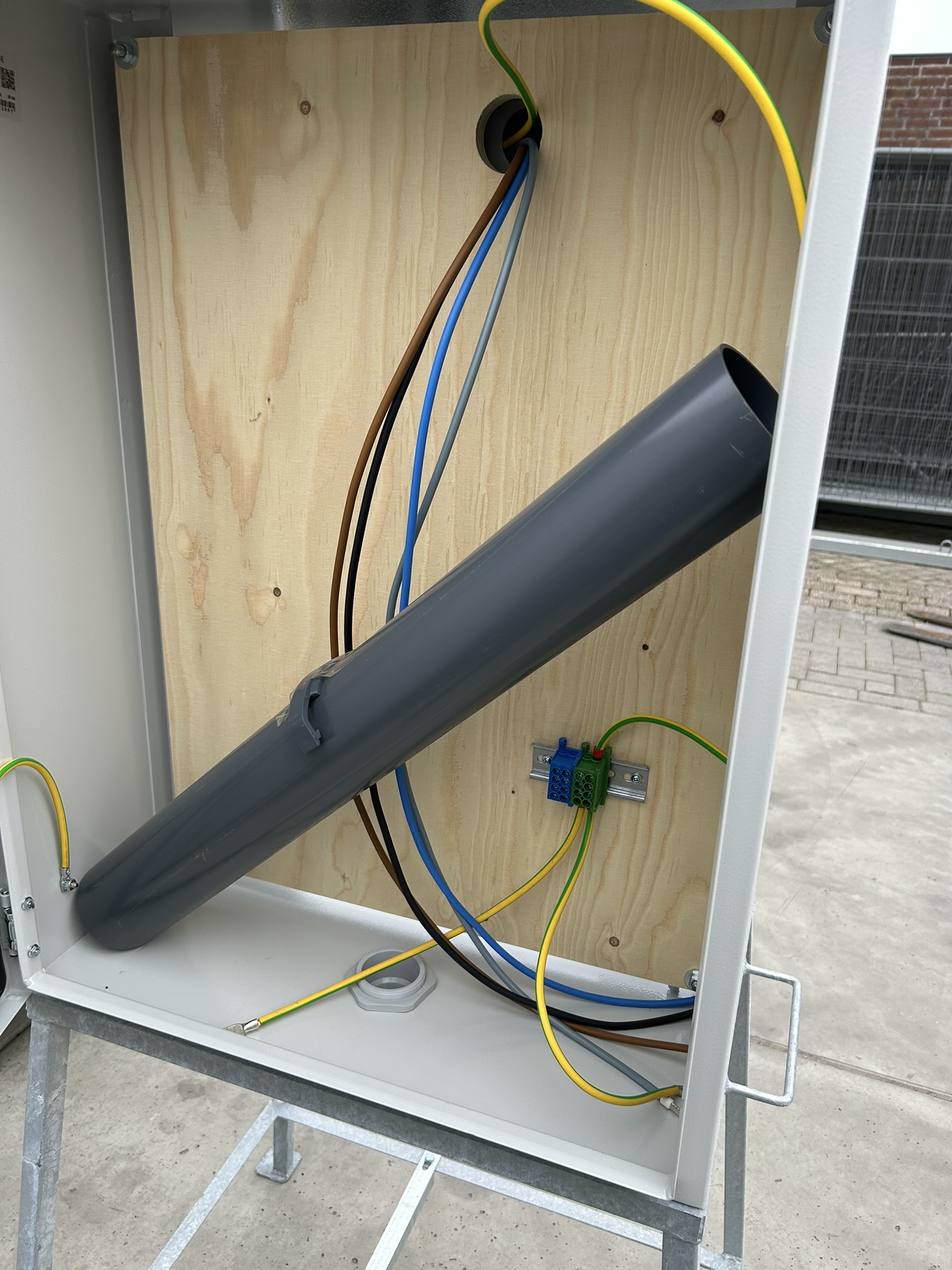 Bouwaansluitkast/bouwmeterkast 40A + watermeterput set NIEUW - Afbeelding 3